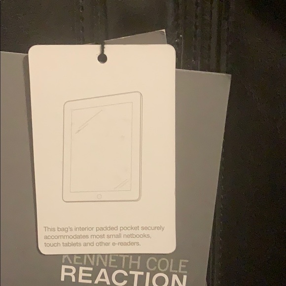 Kenneth Cole Reaction Black Computer Bag NWT - Picture 4 of 11